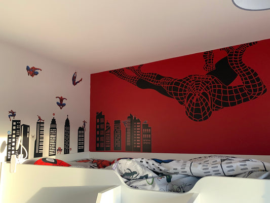 Spiderman made it onto the Wall - Wall Art Studios UK