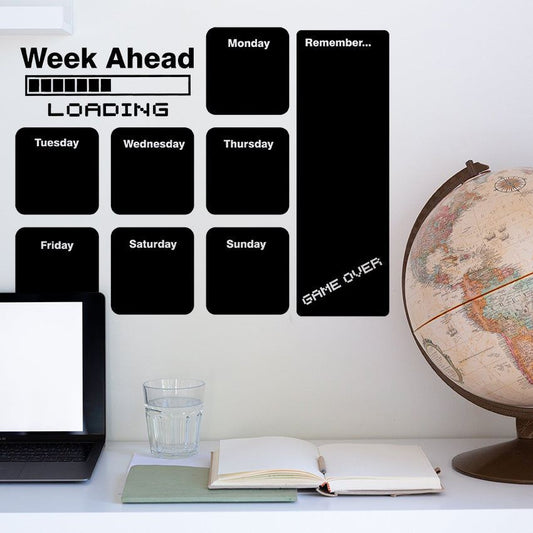 Planner Gamer Loading Wall Sticker | Wall Art Studios UK
