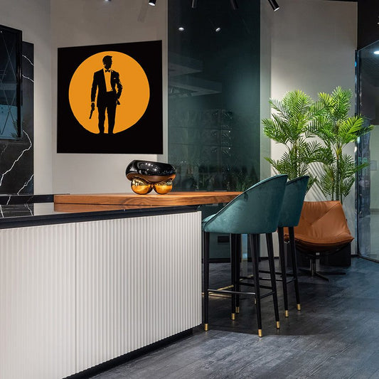 James Bond Silhouette | James Bond Silhouette | Wall Art Studios UK