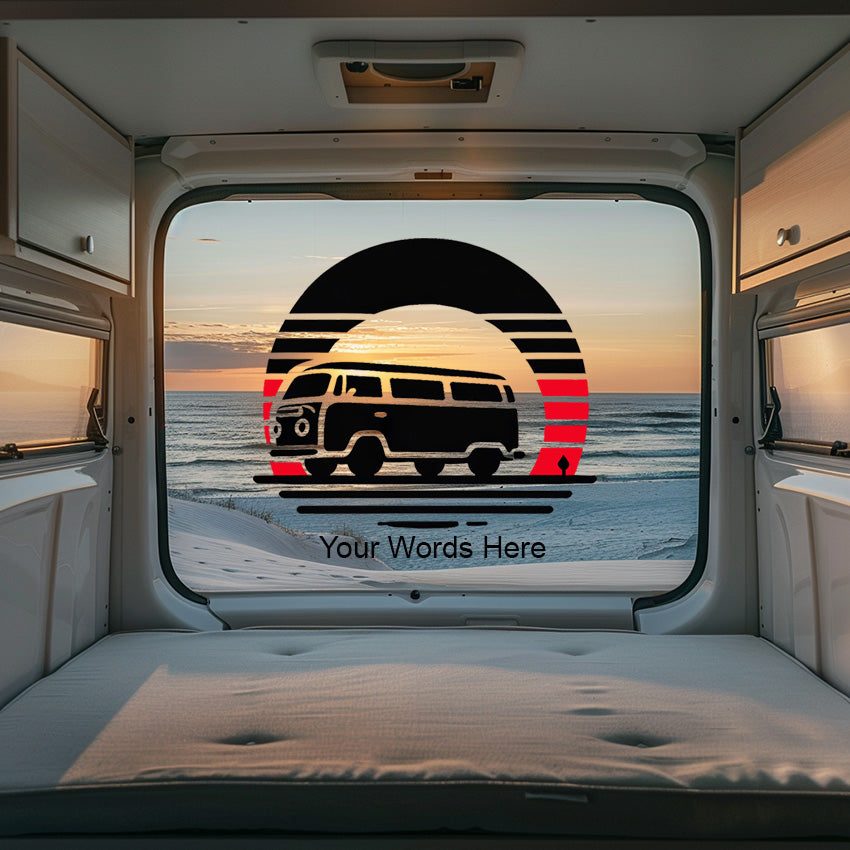 Camper in the Sunset