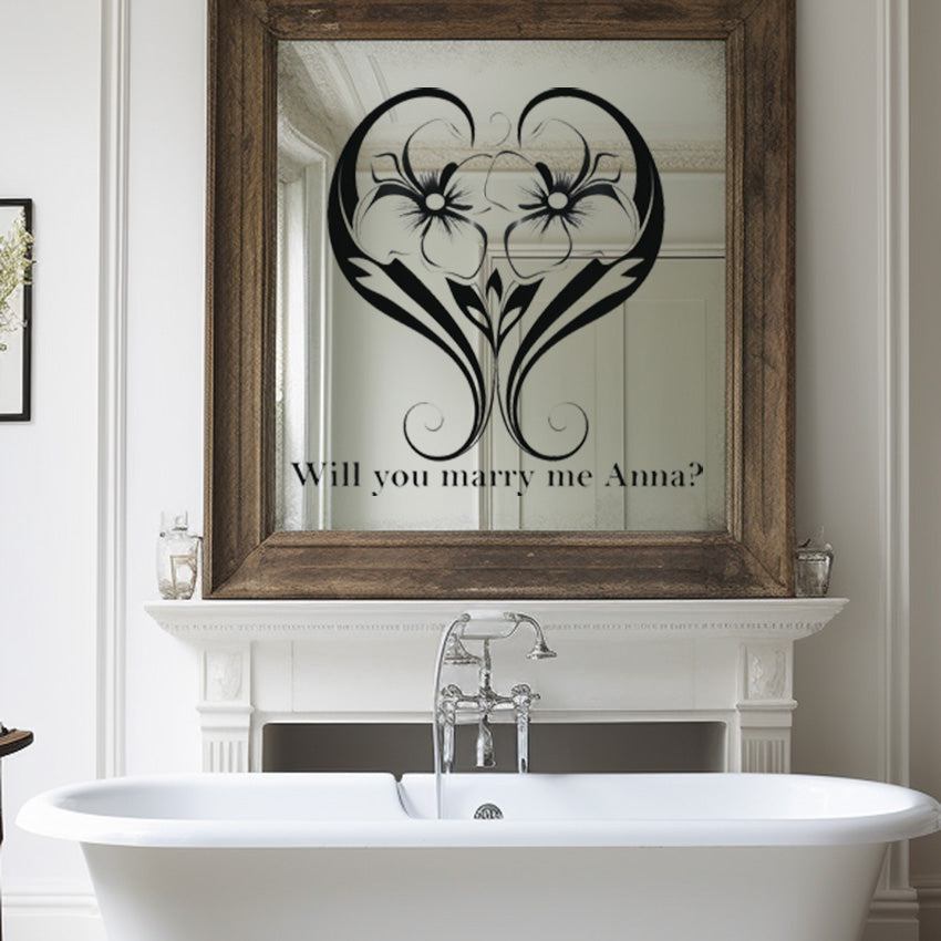 Will you marry me heart | marry | Wall Art Studios UK
