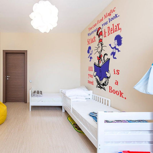 Dr Seuss Decor - You Can Find Magic Wall Sticker | Wall Art Studios UK