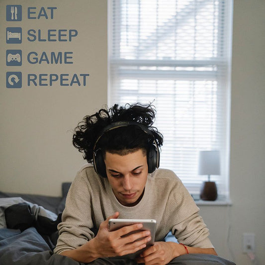 Eat, Sleep, Game, Repeat | Eat, Sleep, Game, Repeat | Wall Art Studios UK