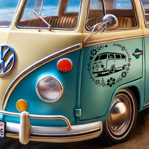 VW flower Van