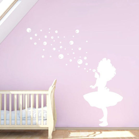 Banksy Wall Decals | Banksy Little Bubble Girl | Wall Art Studios UK