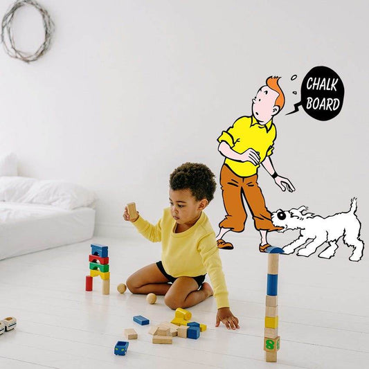 Tin Tin and Snowy | Tin Tin | Wall Art Studios UK