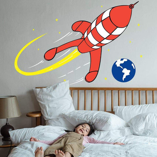 Tin Tin Rocket | Tin Tin Rocket | Wall Art Studios UK