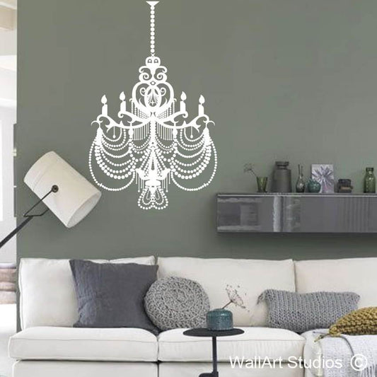 Beaded Chandelier Wall Art Decals | Beaded Chandelier Wall Art Decals | Wall Art Studios UK