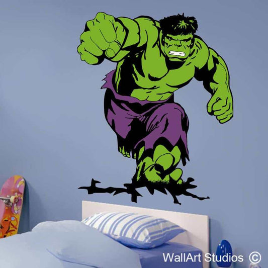 Marvel Wall Stickers | The Incredible Hulk Decal | Wall Art Studios UK