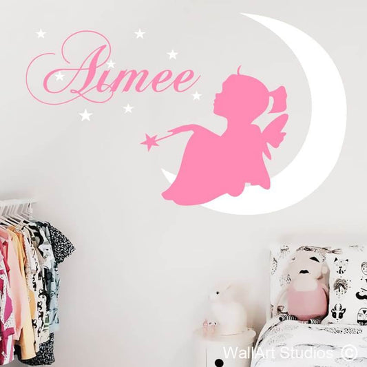 Fairy Moon Wall Art Stickers | Fairy Moon Wall Art Stickers | Wall Art Studios UK