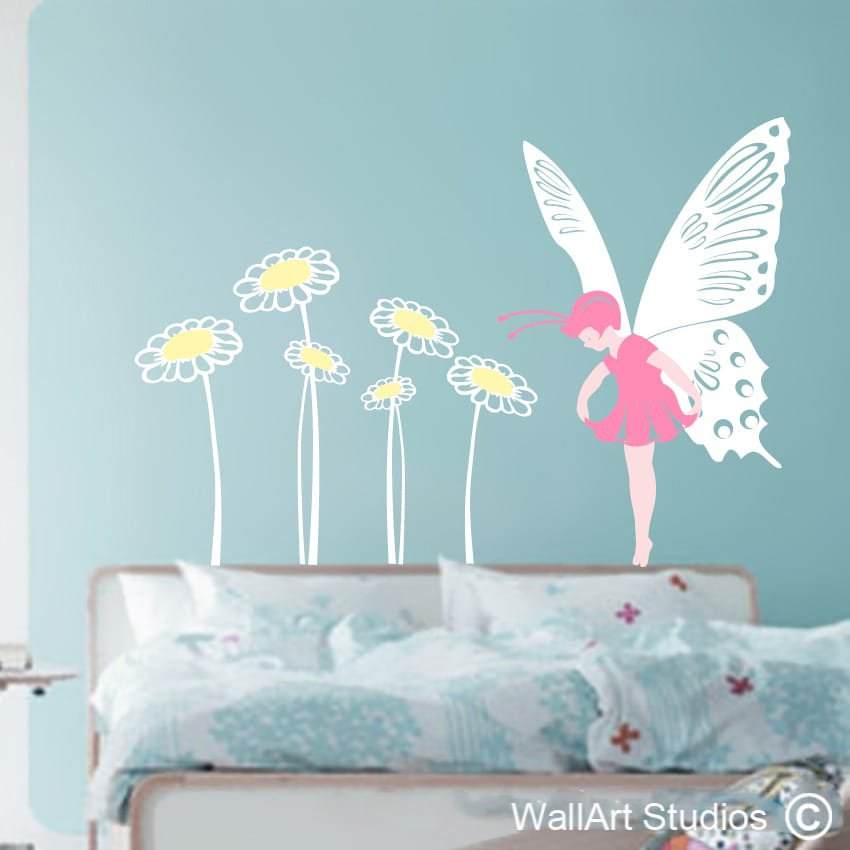 Butterfly Fairy Lady Bugs Wall Art Vinyls | Butterfly Fairy Lady Bugs Wall Art Vinyls | Wall Art Studios UK