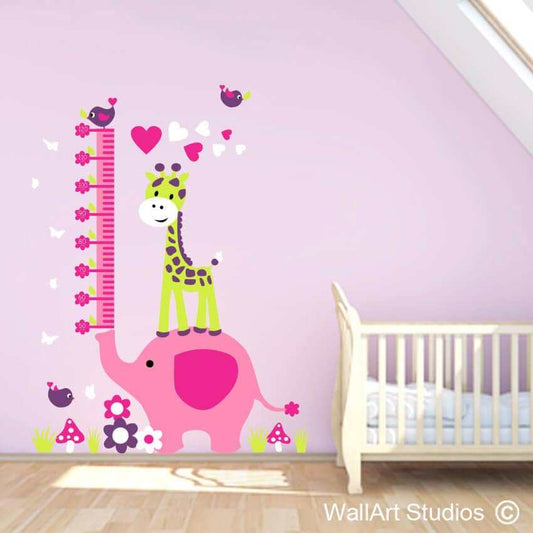 Elephant Growth Chart Wall Decal | Elephant Growth Chart Wall Decal | Wall Art Studios UK