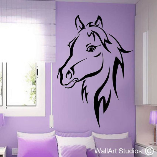 Black Stallion Wall Art Decals | Black Stallion Wall Art Decals | Wall Art Studios UK