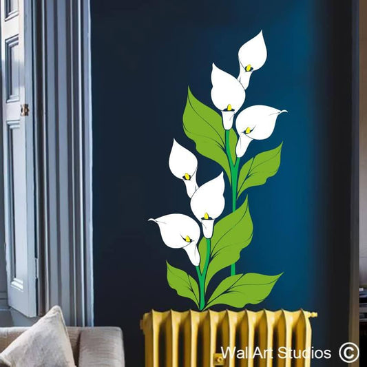 Arum Lily Wall Art Stickers | Arum Lily Wall Art Stickers | Wall Art Studios UK