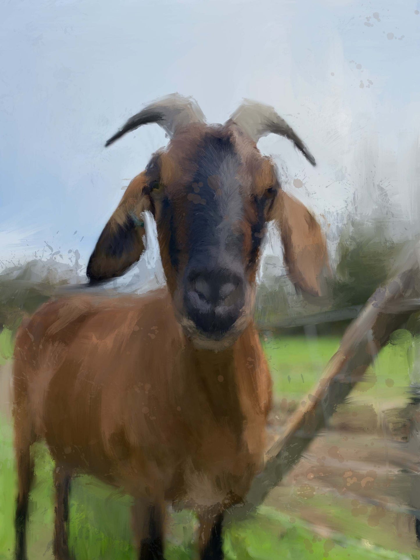 Goat 6 | Goat 6 | Wall Art Studios UK