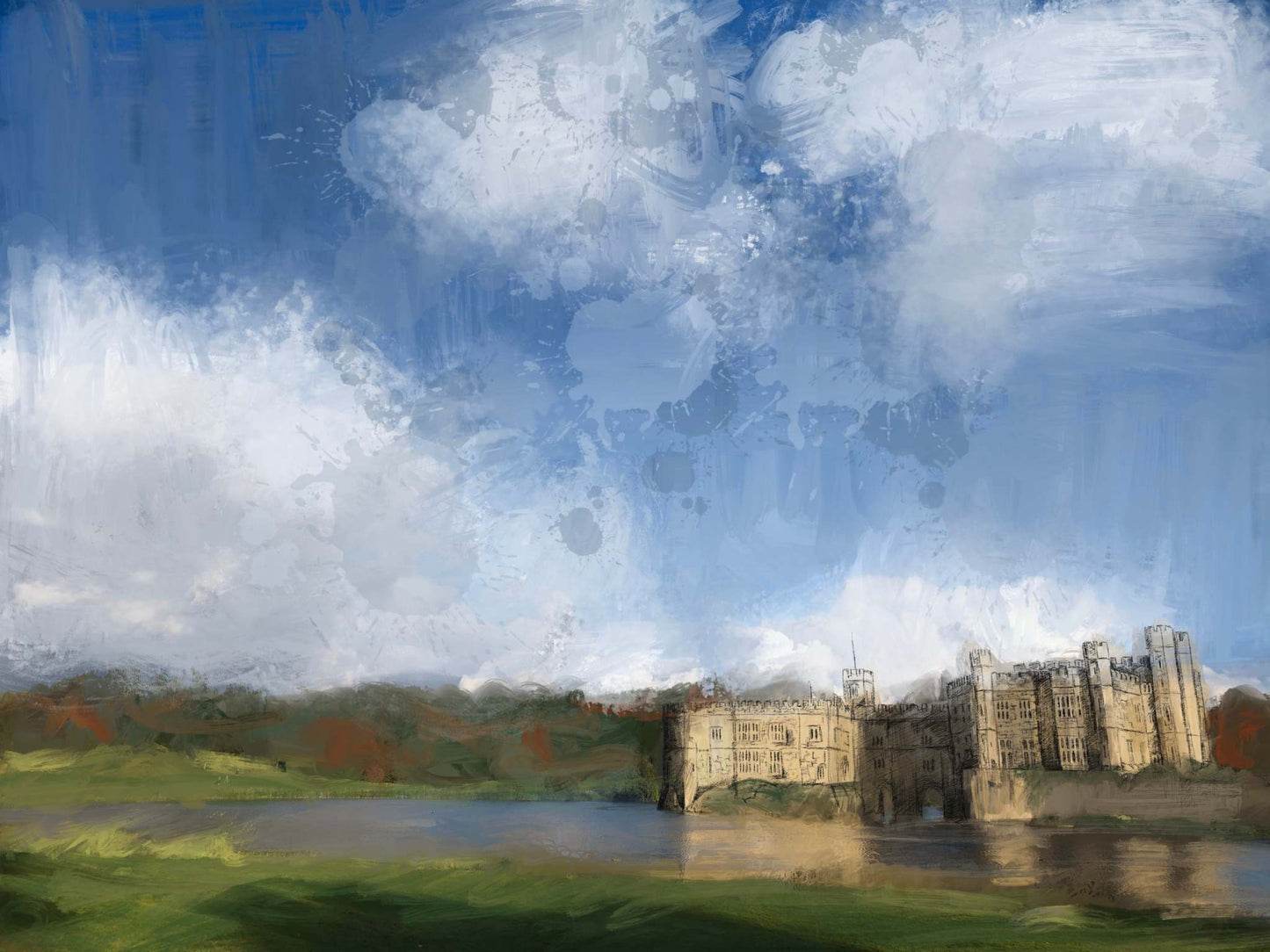 Leeds Castle in Summer -