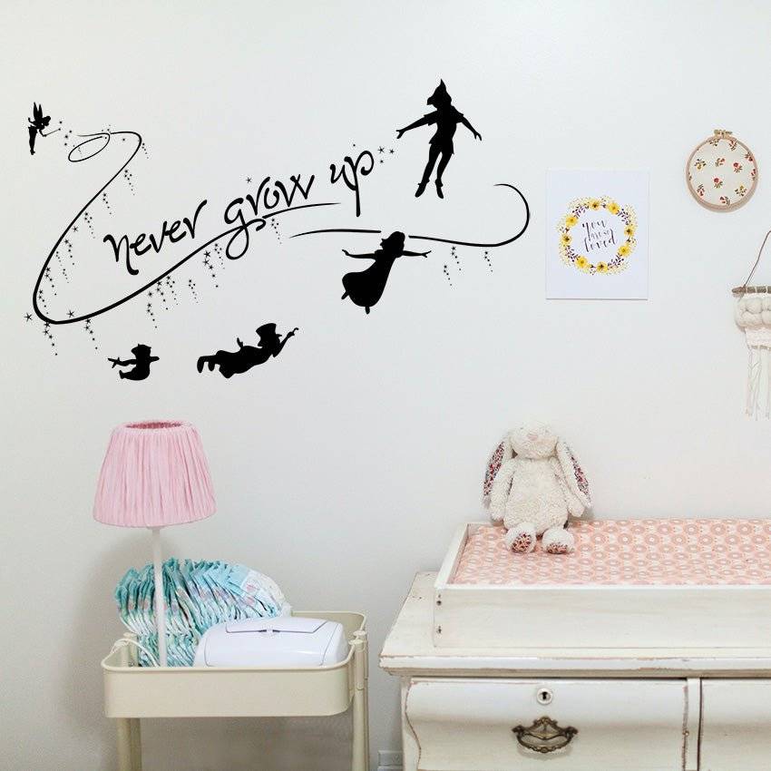 Peter Pan Never Grow Up | Peter Pan | Wall Art Studios UK