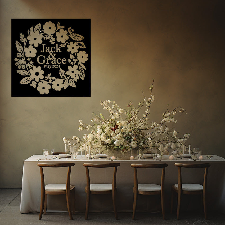 A Marriage made In Heaven: Celebrating Your Big Day with Unique Wall Art Decals