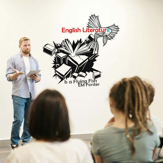 English Literature is Like A Flying Fish | English Literature | Wall Art Studios UK