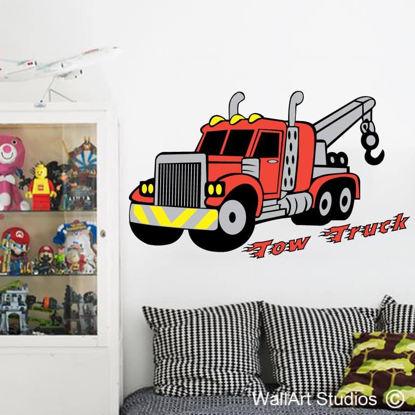 Tow Truck Wall Art Decals – Wall Art Studios UK