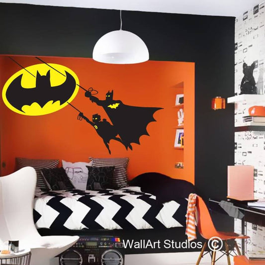 Batman & Robin Vinyl Wall Sticker