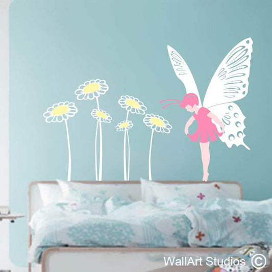 Butterfly Fairy Lady Bugs Wall Art Vinyls