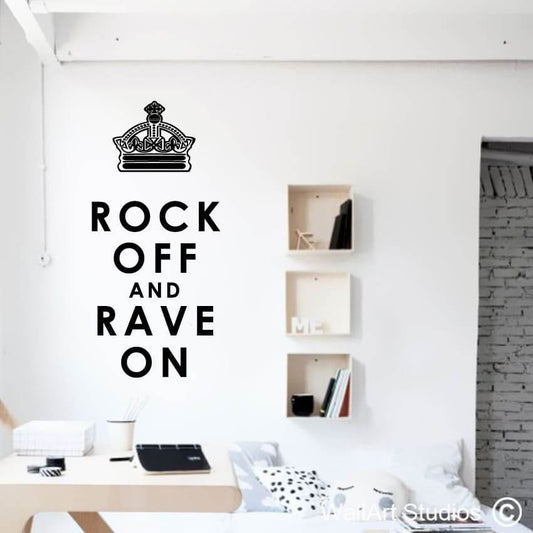 Rock Off and Rave On | Rock | Wall Art Studios UK