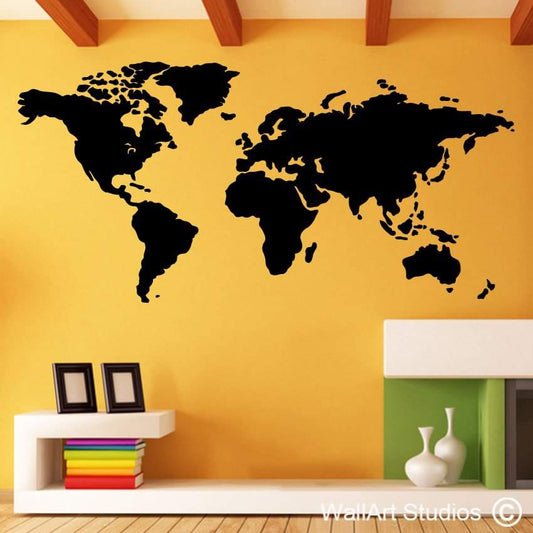 World Map | World Map | Wall Art Studios UK